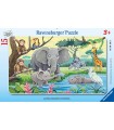 Puzzle da 15 Pezzi - Gli Animali dell'Africa