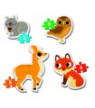 4 Puzzle in 1 - My First Puzzle: Forest Animals
