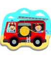 4 Puzzle in 1 Sagomato - Baby Classic: Veicoli e Lavori