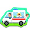 4 Puzzle in 1 Sagomato - Baby Classic: Veicoli e Lavori