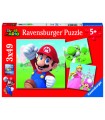 3 Puzzle da 49 Pezzi - Super Mario