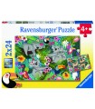 2 Puzzle da 24 Pezzi - Koala e Bradipi