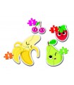 4 Puzzle in 1 - My First Puzzle: Fruits