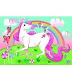 2 Puzzle da 20 Pezzi - Unicorni Brillianti