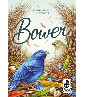 Bower - Gioco da Tavolo Creativo per 2 Giocatori - Costruisci il Tuo Nido di Uccelli Giardinieri - 8+ Anni, 25 Minuti di Gioco