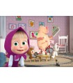 2 Puzzle da 12 Pezzi - Masha e Orso