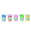 Vasetto 30 gr. Fluffy slime 4 colori 4 ass.