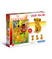 Puzzle da 104 Pezzi con Modello 3D Lion King