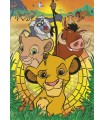 Puzzle da 104 Pezzi con Modello 3D Lion King