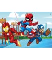 3 Puzzle da 48 Pezzi Play For Future Super Hero Adventures