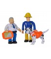 Set due personaggi articolati cm.7,5 con accessori e cucciolo - 4 asst