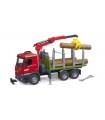  MB Arocs Camion Trasporto 3 Tronchi con Gru