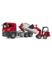  MAN TGS Camion Container Ribaltabile con Schaeffer