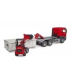  MAN TGS Camion Container Ribaltabile con Schaeffer