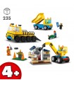 City - Camion da Cantiere e Gru con Palla da Demolizione