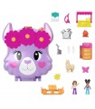 Polly Pocket - Cofanetto Lama Avventura in Campeggio
