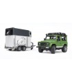 Land Rover Defender Station Wagon con Rimorchio e 1 Cavallo