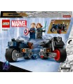 Super Heroes Motociclette di Black Widow e Captain America