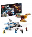 Star Wars - E-Wing della Nuova Repubblica vs. Starfighter di Shin Hati