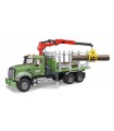 Trasporto Tronchi con Gru MACK Granite
