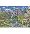 Puzzle 1000 pz Triangolare - Alpine Fun, Tanck