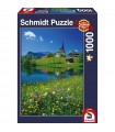Puzzle da 1000 Pezzi - Inzell, Einsiedlhof e la Chiesa di San Nicola