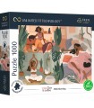 Puzzle da 1000 Pezzi UFT - Yoga, Cats & Coffee: Hello Morning