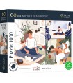 Puzzle da 1000 Pezzi UFT - Yoga, Cats & Coffee: Peace of Mind
