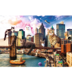 Puzzle da 1000 Pezzi - Funny Cities: Cats in New York