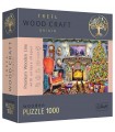 Puzzle da 1000 Pezzi - Woodcraft: By the Fireplace 