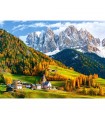 Puzzle da 2000 Pezzi - Chiesa di Santa Maddalena, Dolomiti