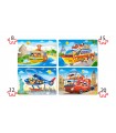 4 Puzzle in 1 - Viaggiando per il Mondo