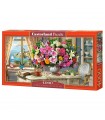 Puzzle da 4000 Pezzi - Fiori Estivi e Tazza di Tè