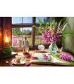 Puzzle da 1000 Pezzi - Natura Morta con Bocche di Leone Viola