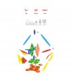 Set Magnetico 45 Pezzi - Projects Multicolor