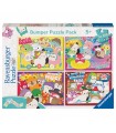 4 Puzzle da 100 Pezzi - Squishmallows