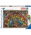 Puzzle da 1000 Pezzi Arcobaleno di Uccelli