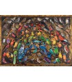 Puzzle da 1000 Pezzi Arcobaleno di Uccelli