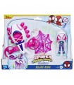 Spidey - Veicolo con Personaggio e Accessori: Ghost Spider Copter