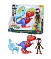 Spidey - Dino-Webs: Spidey-Rex e Miles Morales