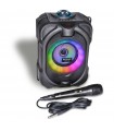 Amplificatore Wireless con Display, Microfono e Luci RGB
