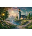 Puzzle da 500 Pezzi - Moonlight Lighthouse