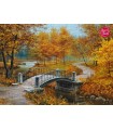 Puzzle 1000 pezzi - Autumn in an old park