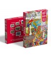 Puzzle 1000 pezzi Parrots on the Veranda