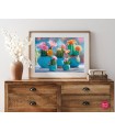 Puzzle da 1000 Pezzi - Bloomy Cactus Fireworks
