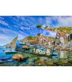 Puzzle 1000 pezzi Riomaggiore Cinque Terre Italy