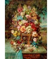 Puzzle da 1000 Pezzi - Flowers Still Life with Blue Tit