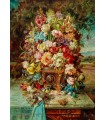 Puzzle da 1000 Pezzi - Flowers Still Life with Blue Tit