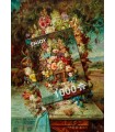 Puzzle da 1000 Pezzi - Flowers Still Life with Blue Tit