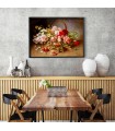 Puzzle da 1000 Pezzi - A Basket of Roses and Carnations